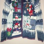 Tiara International VTG  Cardigan Women's S Let It Snow Ugly Christmas Sweater Photo 2