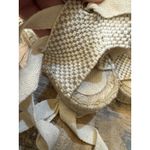 Soludos Women's The Lauren Lace Up Crochet Espadrilles Red Size 7-7.5 Photo 3