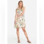 Johnny Was Jade  Caprice Floral Lace Up Eyelet Mini Dress Photo 1
