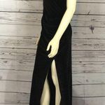 Miss ord Sexy Formal Velvet High Split Ruched Long Bodycon maxi dress size XL Photo 6