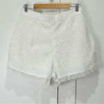 House Of CB  Soraya Shorts Tweed Lace White High Rise 10 12 Coquette Preppy Bride Photo 5