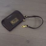 Coach  Poppy Wristlet Wallet Black Patent Leather Gold Zipper Y2K Photo 11