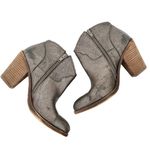 Lucky Brand Bronze Metallic Leather Booties Sz 7 Photo 10