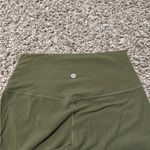Lululemon  Womens Olive Green Nulu Align Crop Leggings Photo 3
