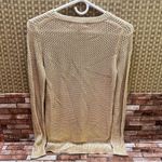 Michael Kors metallic Gold Shimmer knit sweater XS Photo 2