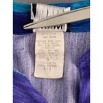 Vintage‎ 90s Cabrais Collection Rayon Button Shirt Purple Teal Ombre Size L Blue Size L Photo 5