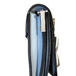 OKPTA Leather Silver Flower Accents Shoulder Strap Purse Modern Boho Feminine Blue Photo 4