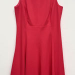 American Living  Coral Dress Size 12 Sleeveless Career Party Cocktail Fit Flare‎ Photo 0