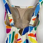 Tabitha Brown for Target Botanical Tropical Low Back One Piece Swimsuit Swim XS Blue Photo 6