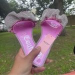 Juicy Couture New  Pink Sparkly 
Flat slide sandals 
New with tags 
Size 7 Photo 8