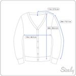 Bobeau  Purple Knitted‎ Long Sleeve Open Front Cardigan Pockets Stretch Size XL Photo 4