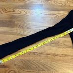 Oak + Fort  Womens Medium Black Ribbed Long Sleeve Scoop Neck Button Shirt Crop Top Photo 4