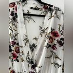 Boohoo  Plus Flower Ruffle One‎ Piece White Romper Plus Size 18 Photo 3