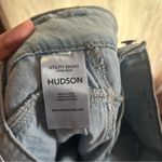 Hudson Jeans Hudson Utility Short Spring Indigo Blue Lyocell Denim Belt Tie Waist NWT Size 24 Photo 7