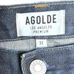 AGOLDE  Women’s Straight Mid Rise Jeans Dark Wash Size 31 Photo 6