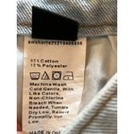 SheIn Distressed Denim Shorts ~ Size Small ~ Light Wash Frayed Hem Photo 5