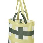 IKEA SKYNKE Shopping Bag White/Multicolor 17 ¾x14 ¼" Stylish Tote New! Reusable Green Photo 0