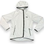 The North Face Womens Jacket Coat Hooded Full Zip Lightweight Gray Black Large Photo 0