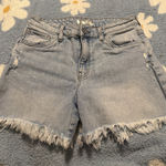 Kut From The Kloth  Light Blue Frayed Jean Shorts Photo 0