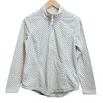 Made for life Polka Dot Zigzag Chevron Zip Up Pullover Small Sweater Photo 1