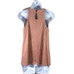 Taylor & Sage  Suede Feel Mauve Laser Cut Tank Size Small Photo 1