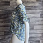 West Kei  Blue and Yellow Floral Blouse Photo 3