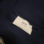 AMI Alexandre Mattiussi Embroidered Logo Cropped Crewneck T Photo 4