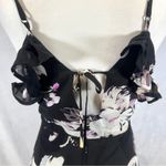 BANJUL Beautiful off shoulder ruffle floral faux wrap maxi dress size small Photo 5