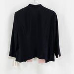 Dress Barn  Black Open Front Collarless Blazer New With Tags Photo 4