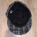 Apt. 9  black grey plaid Newsboy Cadet cap hat Photo 5