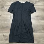 Miu Miu Gray Wool Classic Short Sleeve Dress Size 38 Photo 8