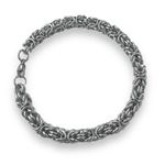 Link Chain Bracelet for Men Women Streetwear Punk Hip Hop Unisex Style Silver Photo 0