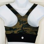 Gottex X by Keyhole Racerback Sports Bra Military Camo Print Green S Photo 4