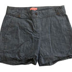 Isaac Mizrahi  New york chambray shorts 100% cotton size 4 Photo 0