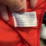 Woolrich Puffer Down Vest Size XL Red-Orange Sleeveless Full Zip Classy Outdoor Photo 4