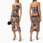 Milly  Strapless Artem Spanish Garden Embroidery Midi Dress, Size 6, NEW Photo 15