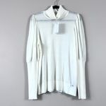 Ted Baker  London Ivory Aidabel Puff Sleeve Turtleneck Sweater Size 14 Photo 5