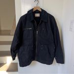 Free People NWT  We The Free Easy That Canvas Jacket in Black Photo 3