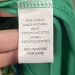 Rabbit Rabbit Rabbit Dress Women's 12 Green Floral Fit & Flare Maxi Sleeveless Photo 4