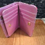 Buxton Snap Card Case Wallet Floral Spring Pink Flowers Photo 1