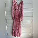 Mac Duggal Long Sleeve Pleated Charmeuse Cut Out Gown NWT Photo 4