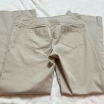 BCBGMAXAZRIA Wide Leg Beige Chino Dress Pants Mid Rise Stretch Size 10 Pockets Photo 8