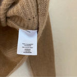 Halogen 100% Cashmere Rib High Neck cowl Sweater Boxy Photo 6