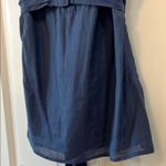 Yoana Baraschi  Navy Bow Detailing Waist Tie Sleeveless Blouse - Size 4 Photo 7