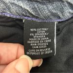 Akademiks Washed Out Black Gray Purple Embroidery Low Rise Bermuda Jean Short 34 Photo 8