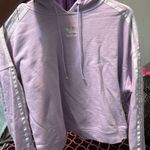 Adidas  Lilac Hoodie with White Accents Photo 6