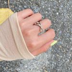 Bowl ring sterling silver ring silver ring stacking ring cute ring y2k ring dainty ring heart ring Photo 2