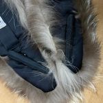 Saga Fox  Shawl Collar Scarf Wrap Stole Silver Fox Fur Photo 9