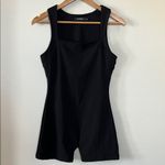 Elegant Black Sleeveless Bodysuit Size M Photo 2