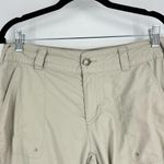Columbia Titanium Womens Mid-Rise Packable Convertible Hiking Pants Beige Size 6 Photo 6